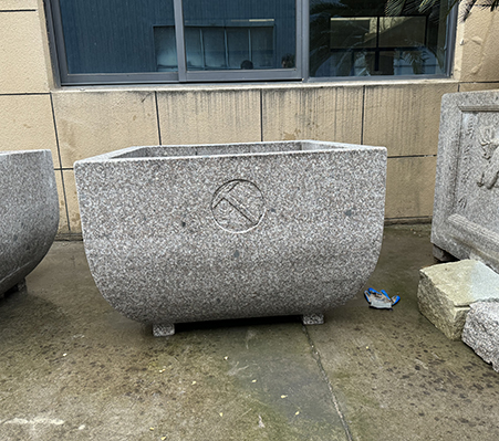罗汉松盆-大型盆景盆-诸暨市越拓石材有限公司